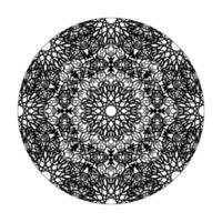 mandala desenhada à mão. decoração em ornamento de doodle oriental étnica. vetor