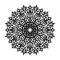 mandala desenhada à mão. decoração em ornamento de doodle oriental étnica. vetor