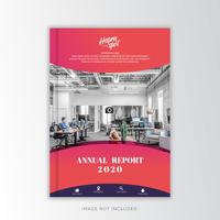 Sweet color Annual Report Design corporativo e criativo vetor