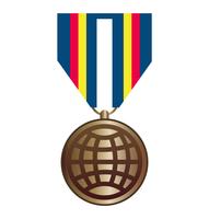 Medalha de medalha vetor