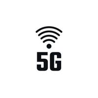 logotipo de vetor de internet 5g. ilustração vetorial