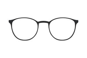 óculos de sol ou silhueta de óculos vetor