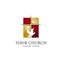 Holy Church Logo Sign Ícone de símbolo vetor