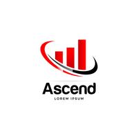 Logotipo da Ascend Business vetor