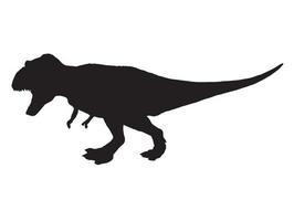 tiranossauro t-rex, dinossauro em fundo isolado. vetor