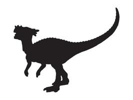 dracorex, dinossauro em fundo isolado. vetor