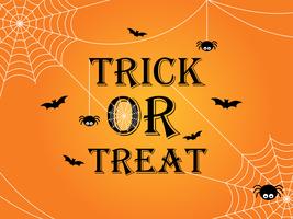 Trick or Treat Banner vetor