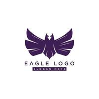 vetor de design de logotipo de asa de águia