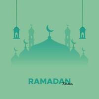 gráfico de ilustração vetorial da bênção do Ramadã. perfeito para design do ramadã, modelo, layout. vetor