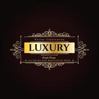 novo design de modelo de logotipo de luxo premium em vetor para imóveis, construção, restaurante, realeza, boutique, café, hotel, heráldico, joias, moda e outras ilustrações vetoriais