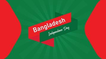 design de postagem de mídia social do dia da independência de bangladesh vetor