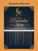 postagem de mídia social do ramadan kareem e venda de oferta criativa vetor