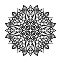 mandala desenhada à mão. decoração em ornamento de doodle oriental étnica. vetor