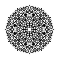 mandala desenhada à mão. decoração em ornamento de doodle oriental étnica. vetor