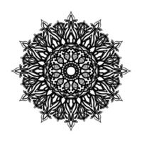 mandala desenhada à mão. decoração em ornamento de doodle oriental étnica. vetor