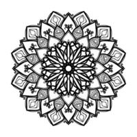 mandala desenhada à mão. decoração em ornamento de doodle oriental étnica. vetor