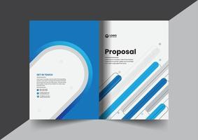 brochura corporativa brochura de perfil da empresa livreto de relatório anual proposta de negócios layout de página de rosto design de conceito