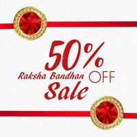 WebSale Raksha Bandhan Anúncio decorativo vetor