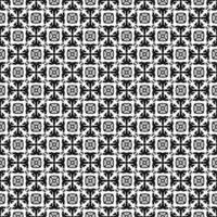 textura padrão sem costura preto e branco. design gráfico ornamental em tons de cinza. ornamentos de mosaico. modelo de padrão. ilustração vetorial. eps10. vetor