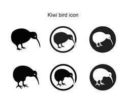 vetor de designs de ícone de logotipo de kiwi