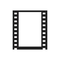 vetor modelo de ícone de história de filme de cinema em branco cor preta editável. vector a ilustração em vetor plana do ícone da história do filme do cinema em branco para design gráfico e web.