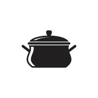 coocking pan ícone modelo cor preta editável. cozinhando pan ícone símbolo ilustração vetorial plana para design gráfico e web. vetor