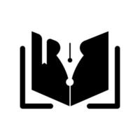 design de ícone de educação do livro vetor