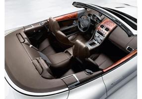 Aston martin db9 interior vetor