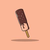 ilustração de ícone de vetor de sorvete. coleção de fast-food.