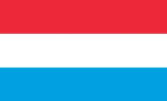 bandeira do luxemburgo vetor