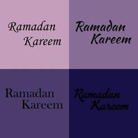 ramzan ramadan kareem mubarak cartões postais mês sagrado vetor