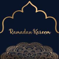 ramzan ramadan kareem mubarak cartões postais mês sagrado vetor