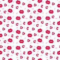 lábios femininos com estampa de leopardo. vector rosa sem costura de fundo. perfeito para o dia mundial do beijo, dia dos namorados. ilustração de moda e beleza.