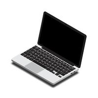 laptop isométrico. vetor 3d computador portátil isométrico. ilustração vetorial