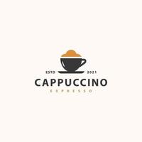 cappuccino logotipo ícone sinal símbolo design vetor
