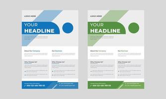 design de modelo de panfleto de manchete, modelo de vetor de negócios geométrico abstrato para panfleto, design de panfleto de vetor para negócios.