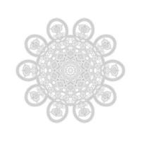 vetor de mandala de arte de linha para design