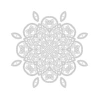 vetor de mandala de arte de linha linda para design