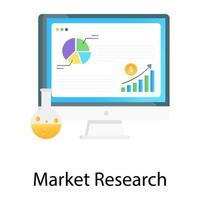 vetor gradiente de pesquisa de mercado, infográfico de negócios