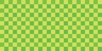 tecido xadrez pano têxtil toalha de mesa guingão linda cor verde textura de fundo abstrato papel de parede quadrado decoração padrão ilustração vetorial sem costura vetor