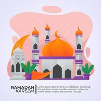 conceito de ramadan kareem vetor