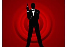 Agente 007 vetor