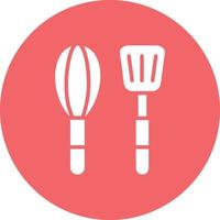 estilo de ícone de utensílios de cozinha vetor