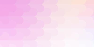 layout de vetor rosa claro, amarelo com linhas.