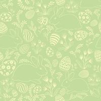 padrão sem emenda floral de ovo de páscoa. fundo de férias de primavera para impressão em tecido, papel para scrapbooking, embrulho e papéis de parede. vetor