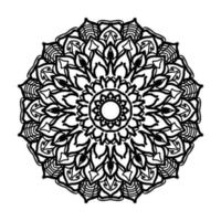 mandala desenhada à mão. decoração em ornamento de doodle oriental étnica. vetor