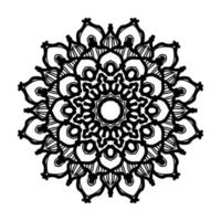 mandala desenhada à mão. decoração em ornamento de doodle oriental étnica. vetor