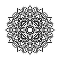 mandala desenhada à mão. decoração em ornamento de doodle oriental étnica. vetor