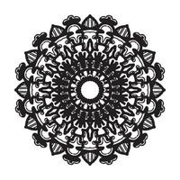 mandala desenhada à mão. decoração em ornamento de doodle oriental étnica. vetor