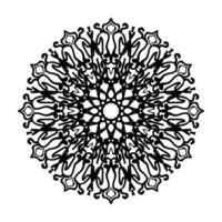 mandala desenhada à mão. decoração em ornamento de doodle oriental étnica. vetor